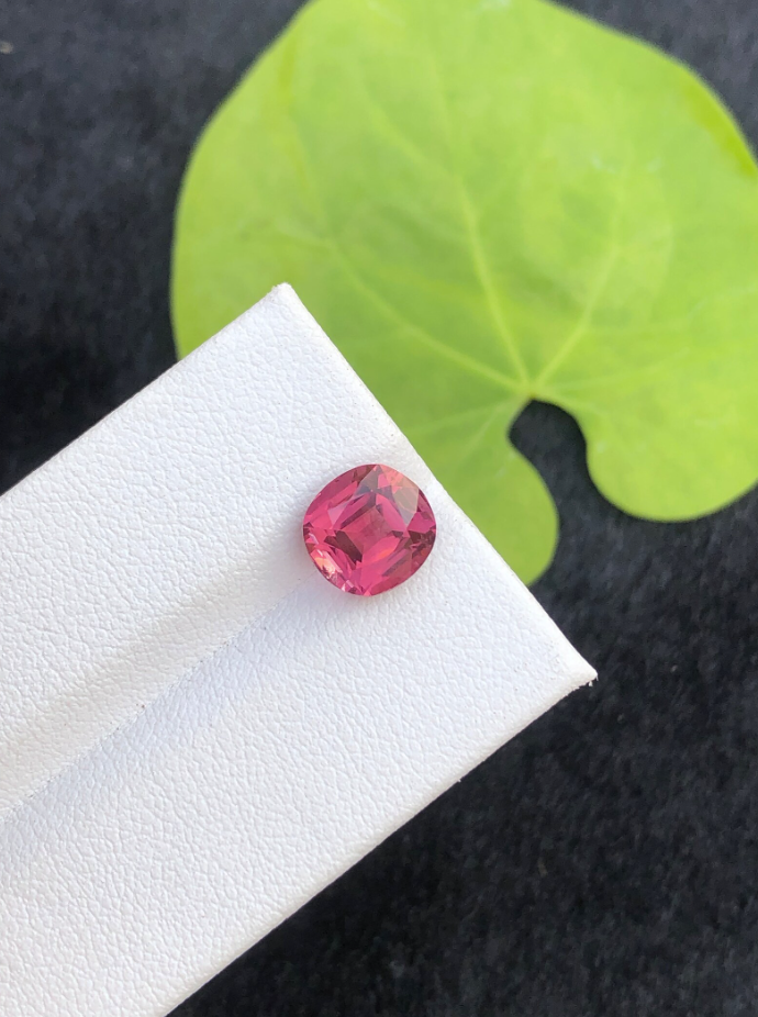 2.90ct Flawless Pink Tourmaline – Natural Cushion Cut from Afghanistan