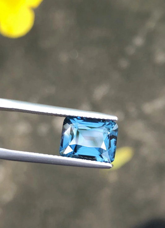 5.09ct Vivid Blue Cobalt Spinel – Natural Cushion Cut from Tanzania