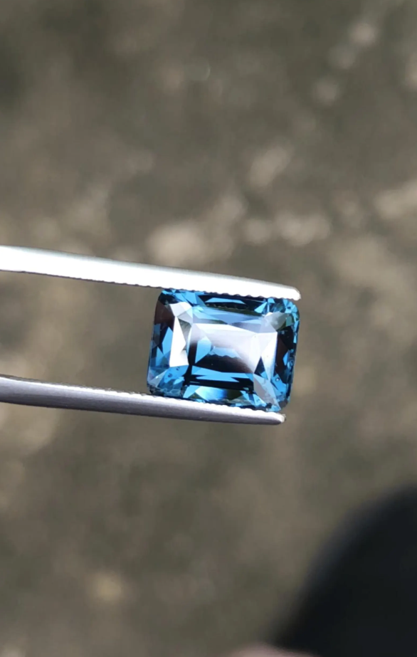 5.09ct Vivid Blue Cobalt Spinel – Natural Cushion Cut from Tanzania