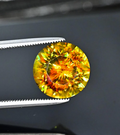 5.85ct Round Fire Sphene – AAA Grade Natural Titanite Gem from Skardu, Pakistan