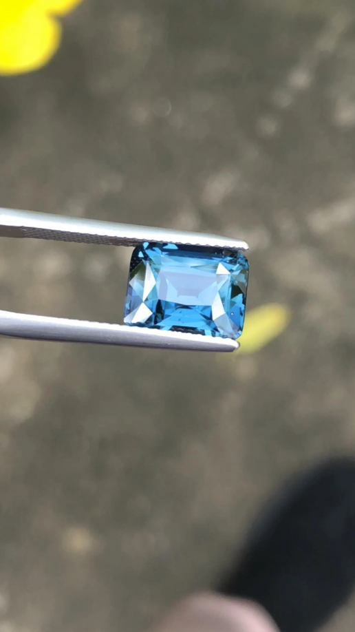 5.09ct Vivid Blue Cobalt Spinel – Natural Cushion Cut from Tanzania