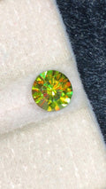 Chrome Sphene 1.05ct — Round Faceted, Skardu Pakistan