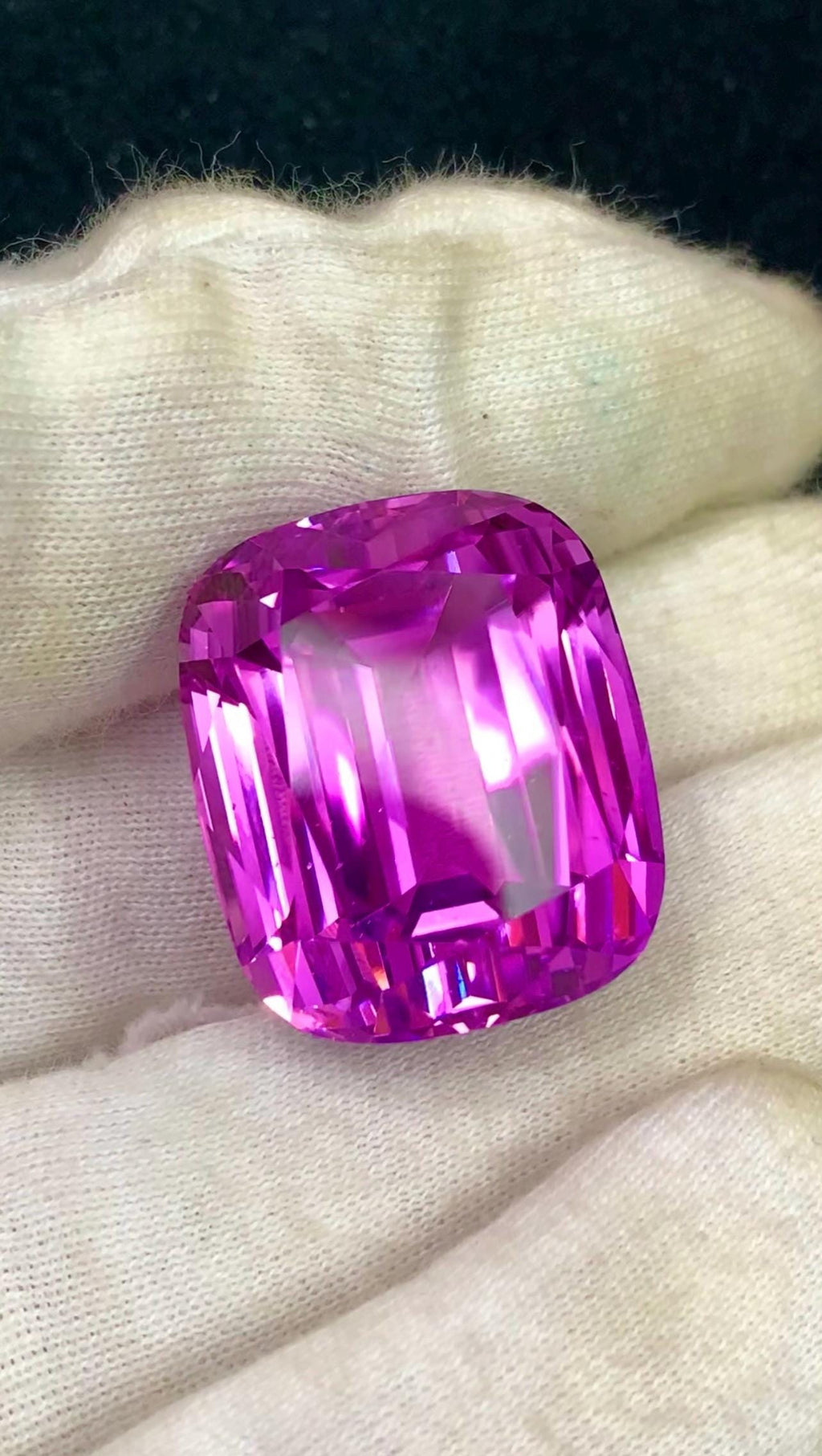 Pink Kunzite 65.20ct Cushion Cut Gemstone from Afghanistan – Elegant Sparkling Pink Gem