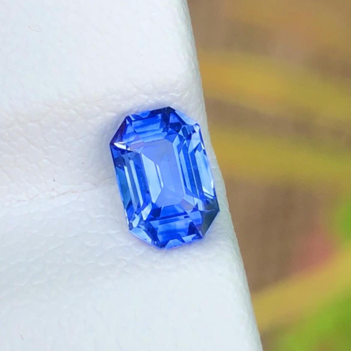 Royal Blue Sapphire 1.07ct -Octagonal Cut – Madagascar