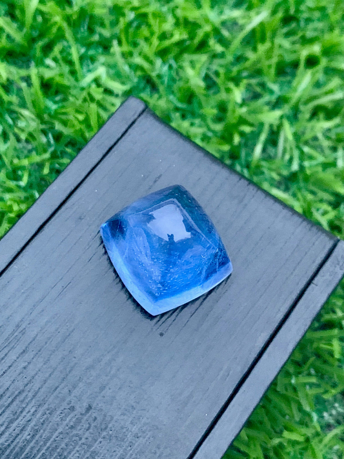 Deep Blue Aquamarine Sugar Loaf Cabochon: March Birthstone, 25.35 CT