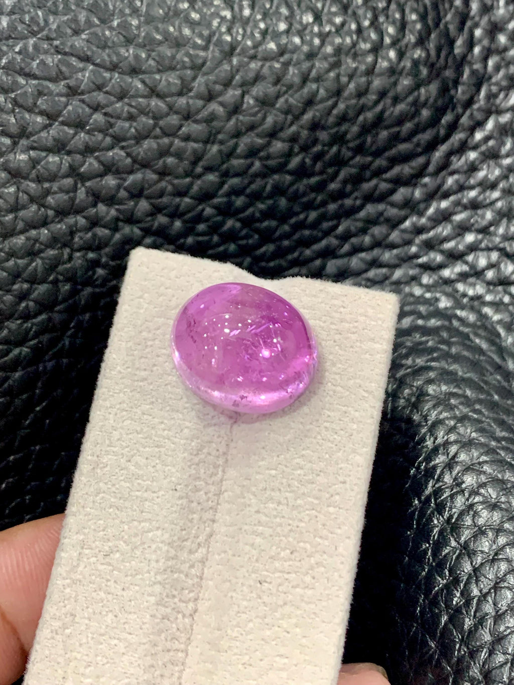 Pink Kunzite 21.40ct Oval Cabochon | Glowing Pastel Gem | Afghanistan