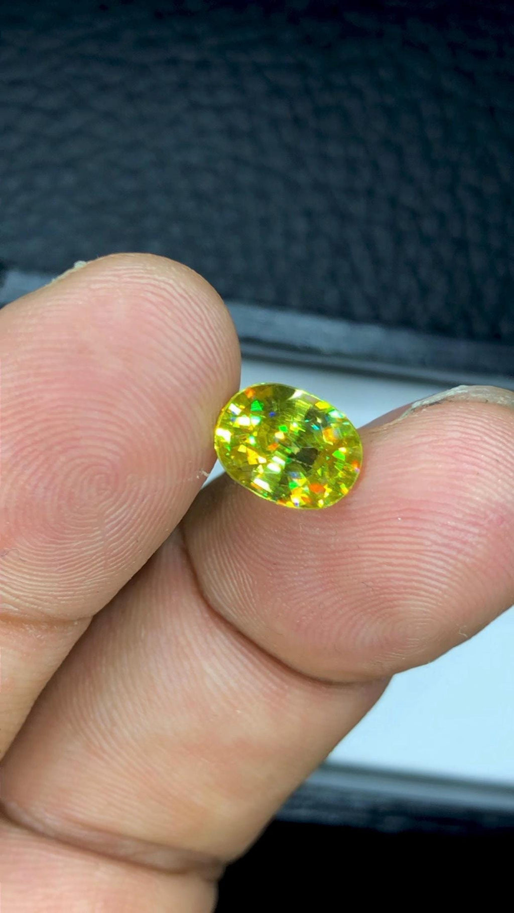 1.70 CT Oval Cut Sphene Gemstone: Natural Titanite from Himalayan Range