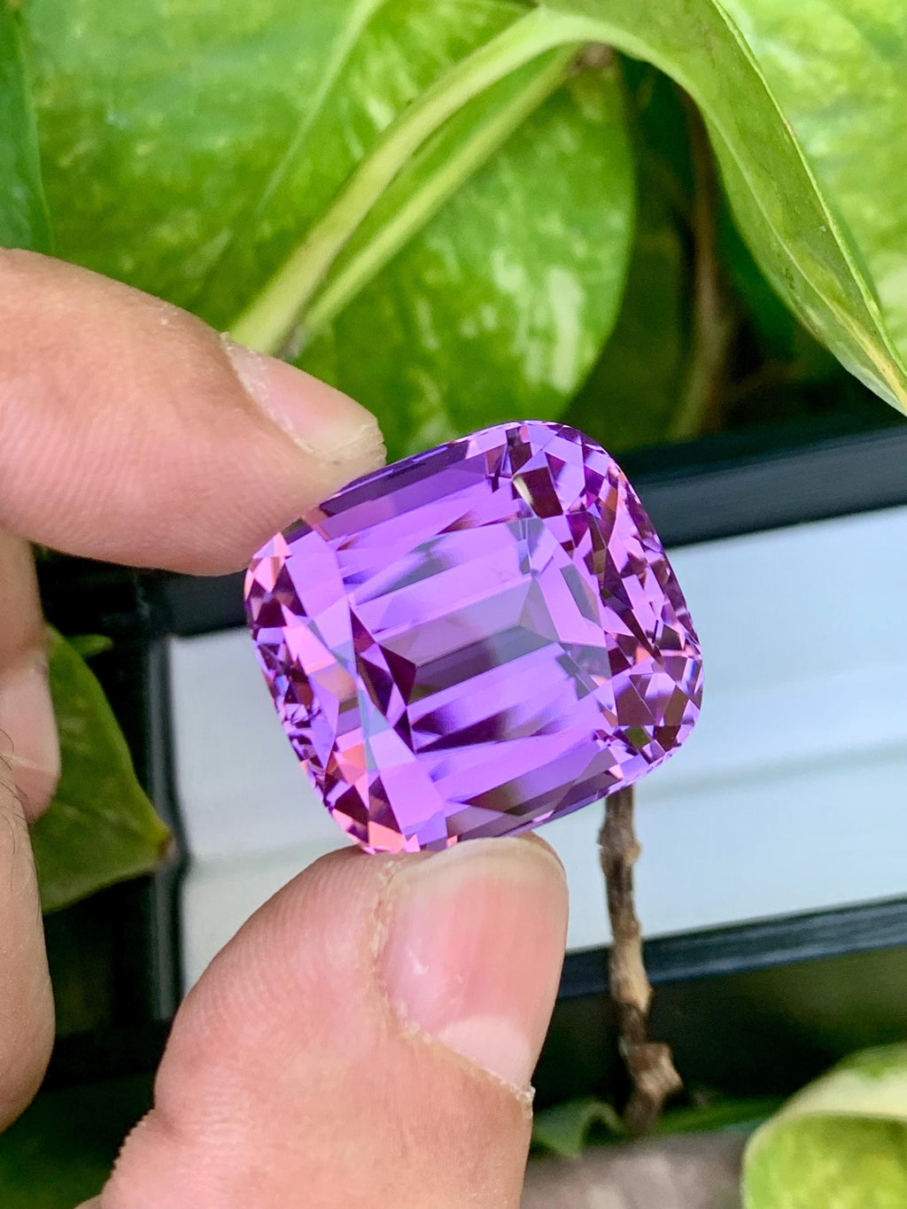 Natural Pink Kunzite Gemstone: 62.65 CT VVS Cushion Cut