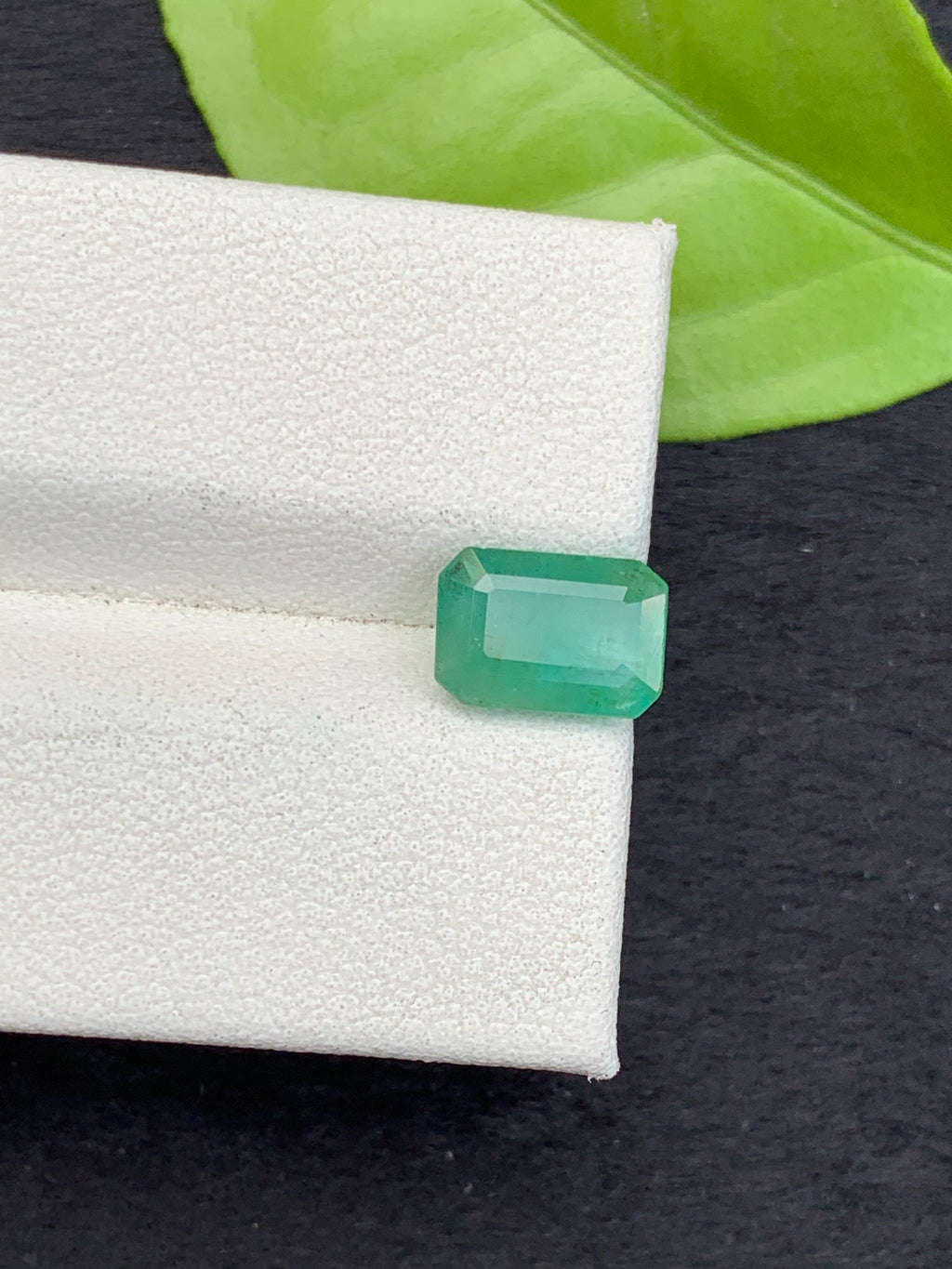 Natural Zambia Emerald Loose Gemstone: Emerald Cut, 1.70 Carats