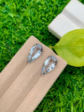 Santa Maria Blue Aquamarine Gemstone Pair: Pear Cut, 4.75 CT, March Birthstone