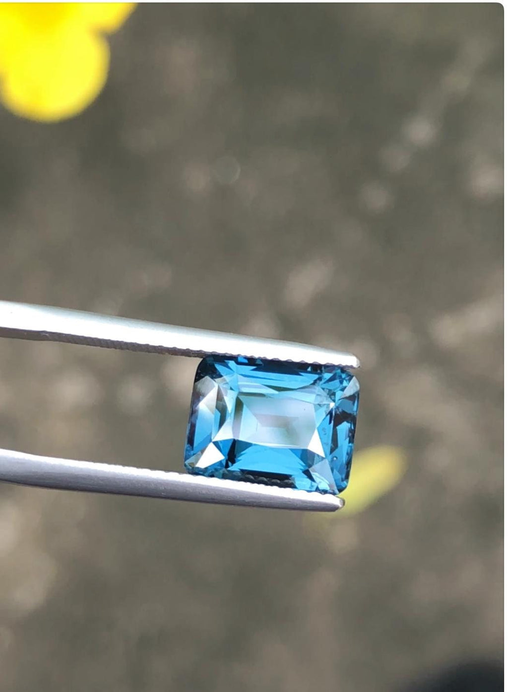 5.09 CT Faceted Blue Cobalt Spinel Gemstone - August Birthstone
