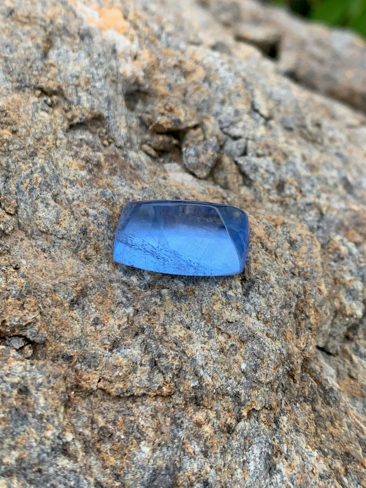 Mariner Blue Aquamarine Sugarloaf Cabochon: 18.70 CT Gemstone