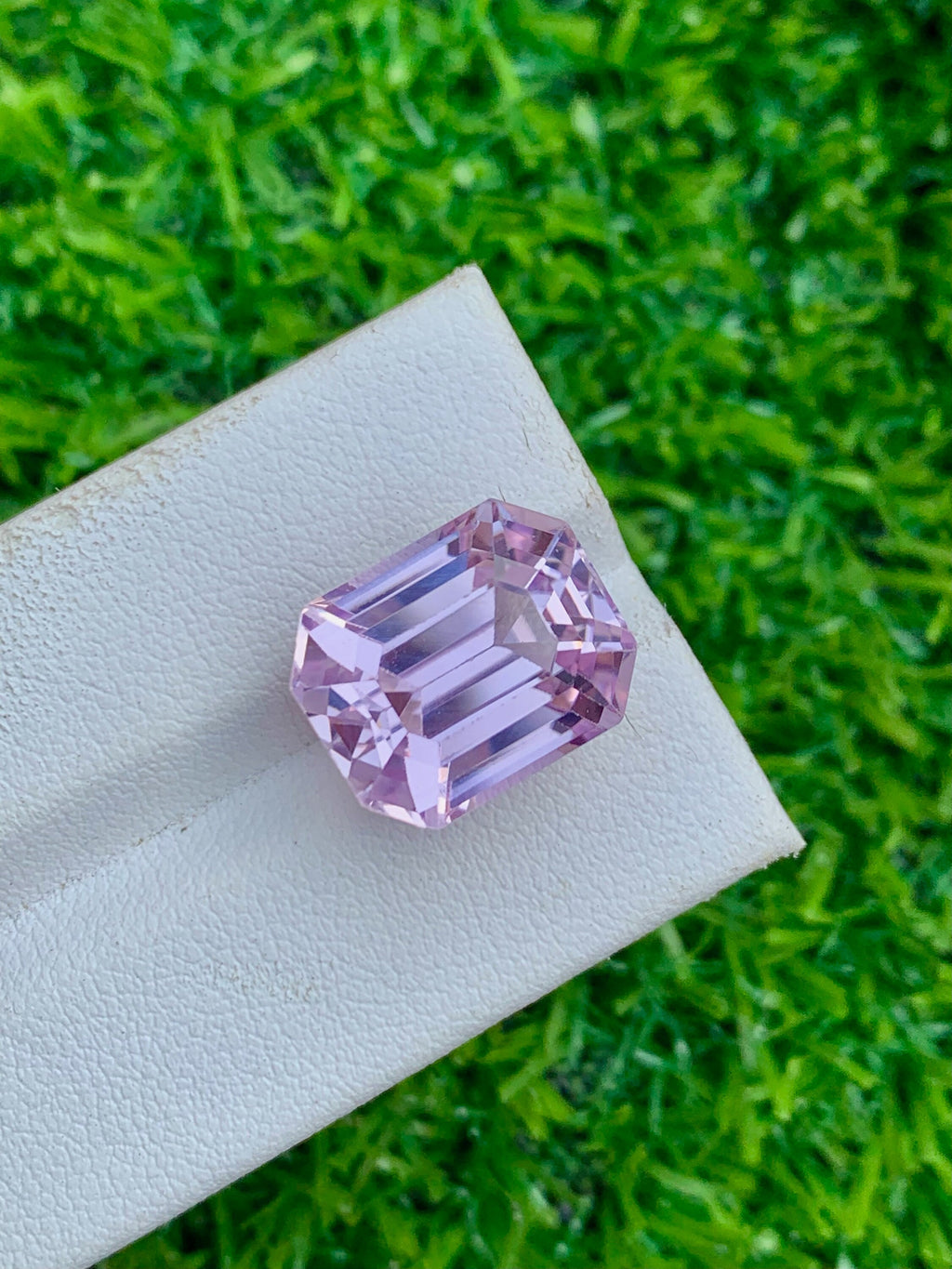 AAA Pink Kunzite Gemstone: Emerald Cut, 17.15 CT, November Birthstone