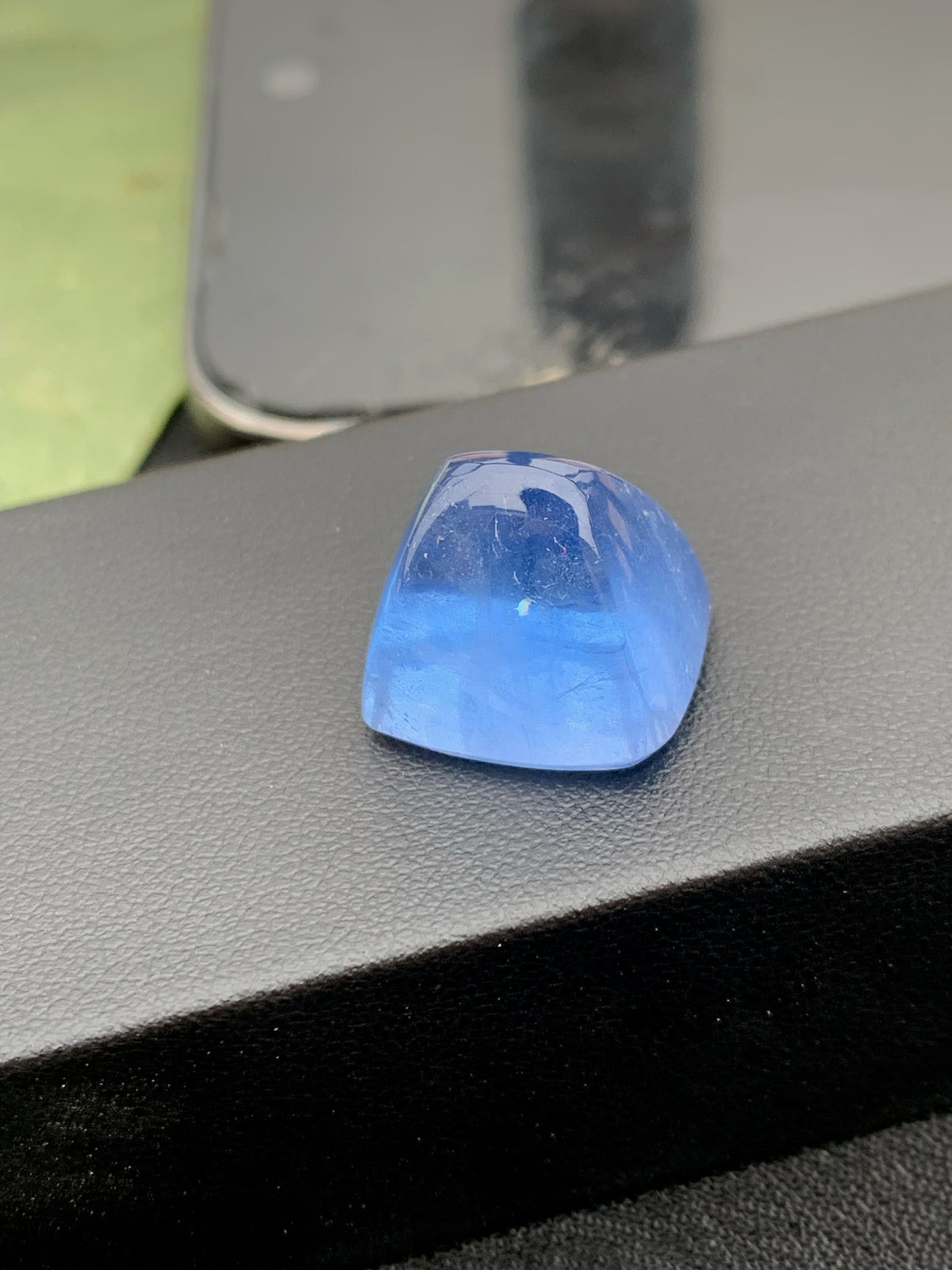 Deep Blue Aquamarine Sugar Loaf Cabochon: March Birthstone, 25.95 Carat