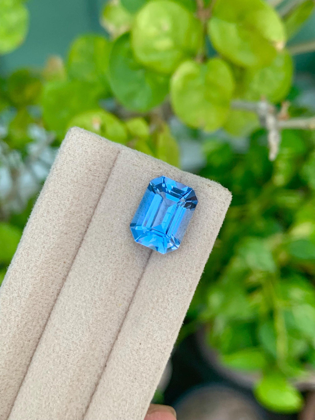 Santa Maria Aquamarine Gemstone: Loose Emerald Cut, 5.05 CT, March Birthstone