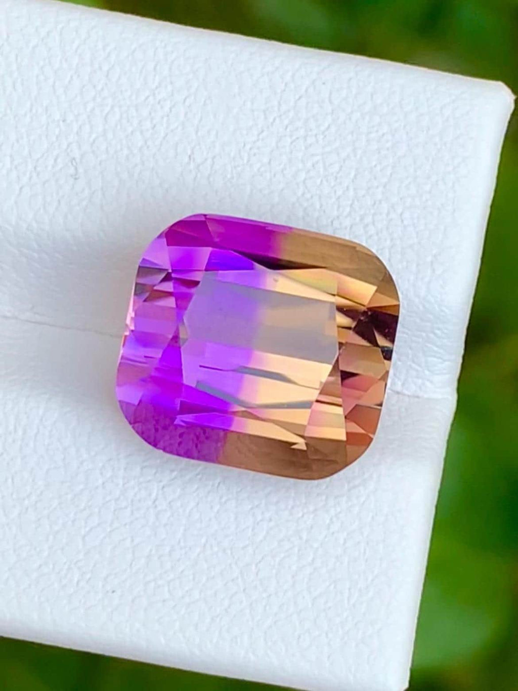 Bi-Color Ametrine 11.80ct Cushion Cut – Gemstone from Brazil