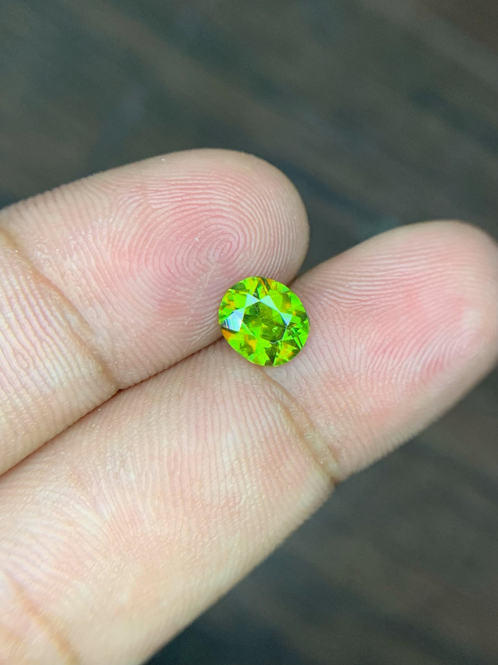 1.10 CT Natural Sphene Gemstone: Oval Cut, Himalayan Origin