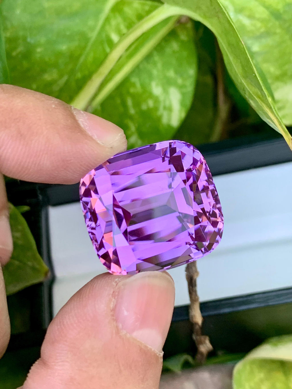 Natural Pink Kunzite Gemstone: 62.65 CT VVS Cushion Cut