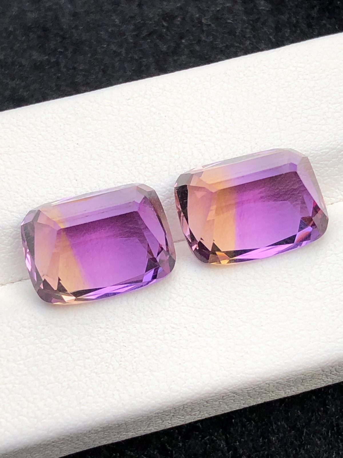 Bi-Color Ametrine 14.90ct Cushion Cut – Gemstone from Brazil