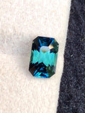 Teal Sapphire 1.67ct Octagonal Cut from Madagascar – Certified