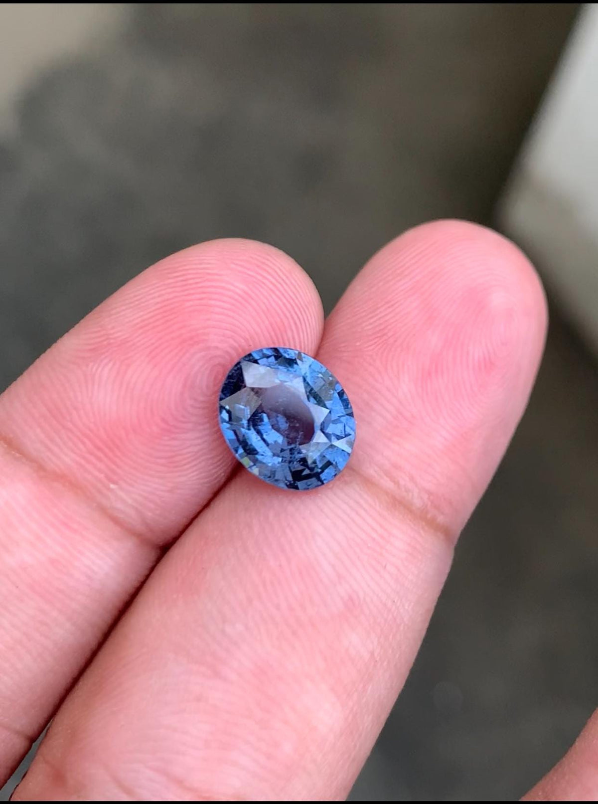3.11ct Faceted Tanzanian Sapphire: Loose Corundum Gemstone