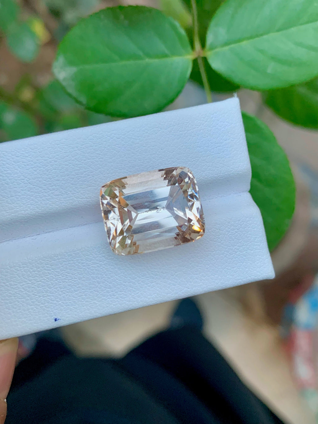 Yellow Cushion Cut Topaz Gemstone: Natural Faceted Stone, 21.70 CT