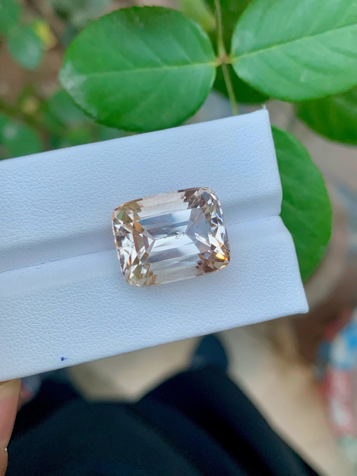 Yellow Cushion Cut Topaz Gemstone: Natural Faceted Stone, 21.70 CT