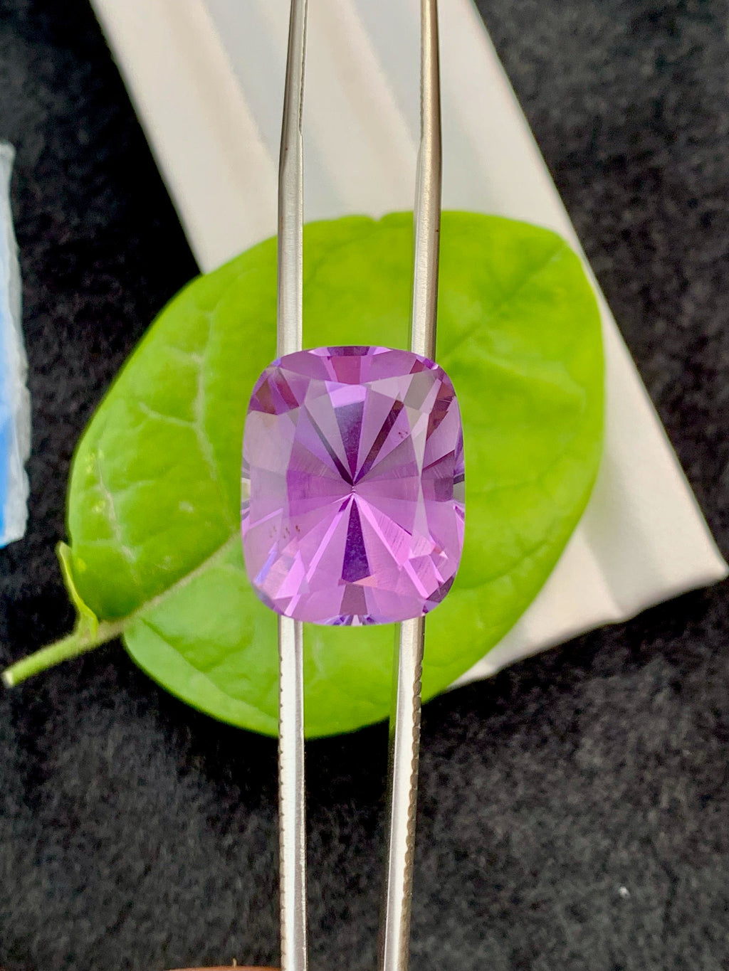 Natural Amethyst Loose Gemstone Cushion Blader Cut - 19.95 carats