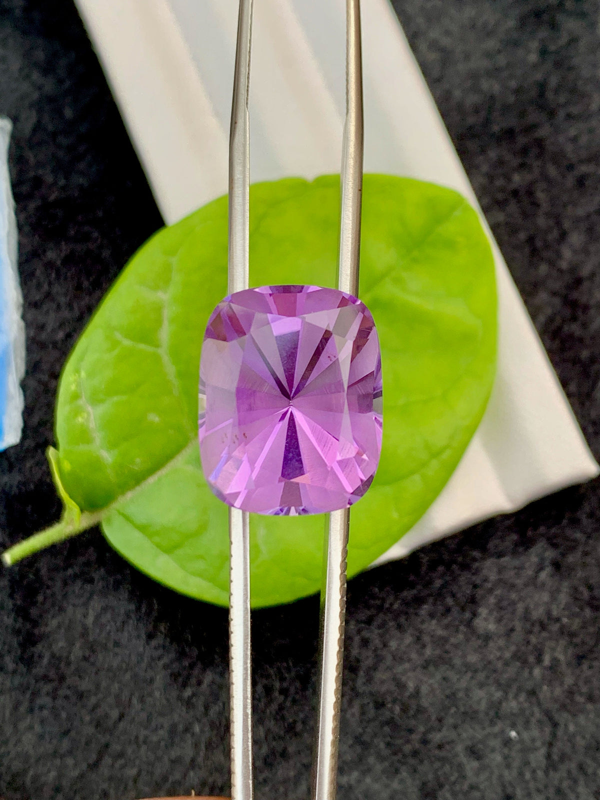 Natural Amethyst Loose Gemstone Cushion Blader Cut - 19.95 carats