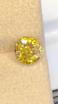 Natural Sphene Gemstone: Round Cut, Fire Titanite (1.35 CT)