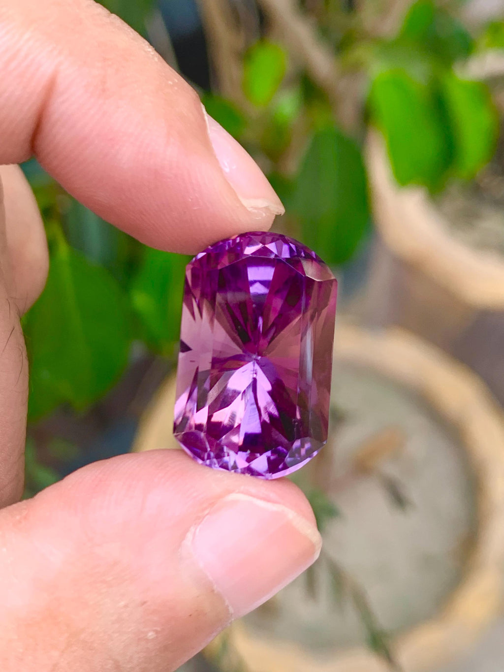 Amethyst 23.20ct Fancy Cut Purple Gemstone from Brazil