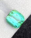 Natural Blue Green Tourmaline Gemstone Cushion Cut - 4.80 Carat From Afghanistan