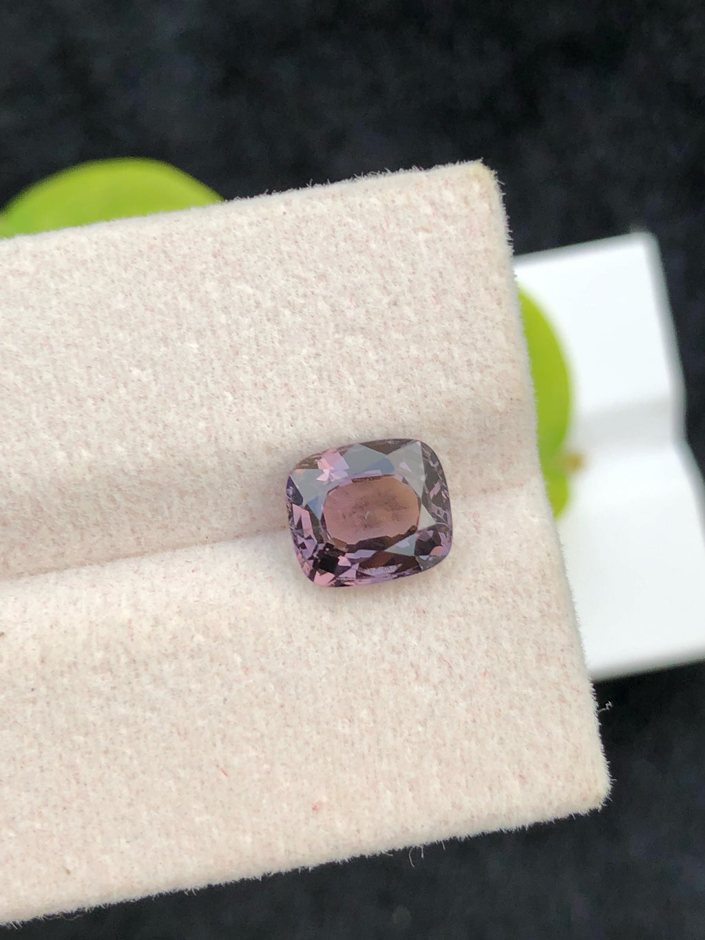 Grayish Pink Spinel Loose Gemstone: 2.25 CT Cushion Cut