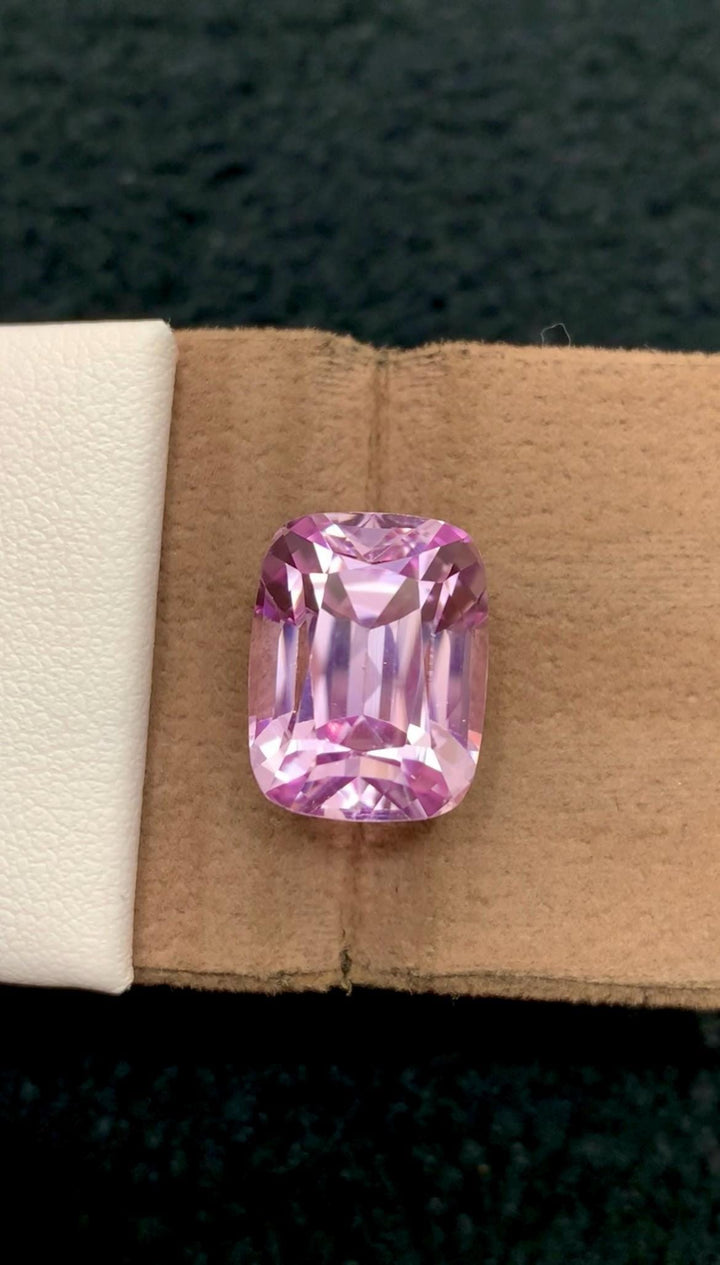 Pink Kunzite 13.70 ct Cushion Cut Gem -  Kunzite from Afghanistan