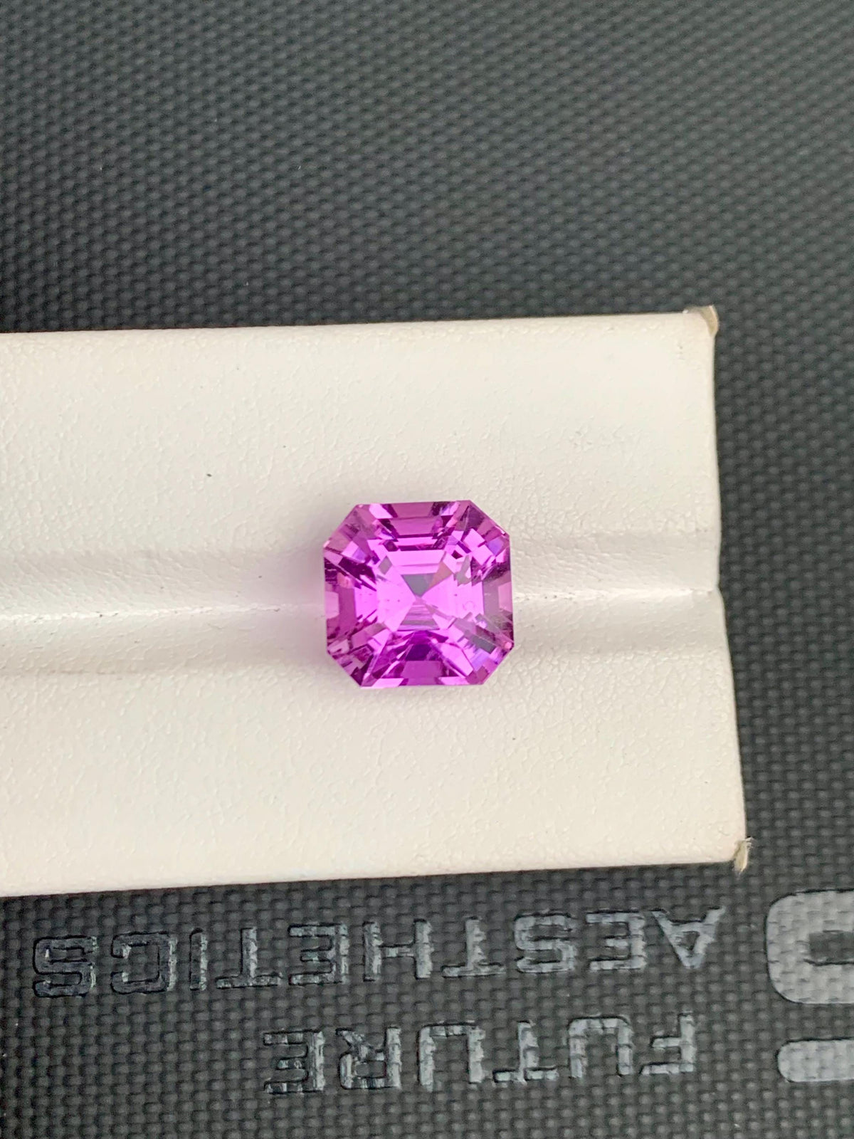 Deep Pink Kunzite Gemstone: Faceted Asscher Cut, 11.57 CT
