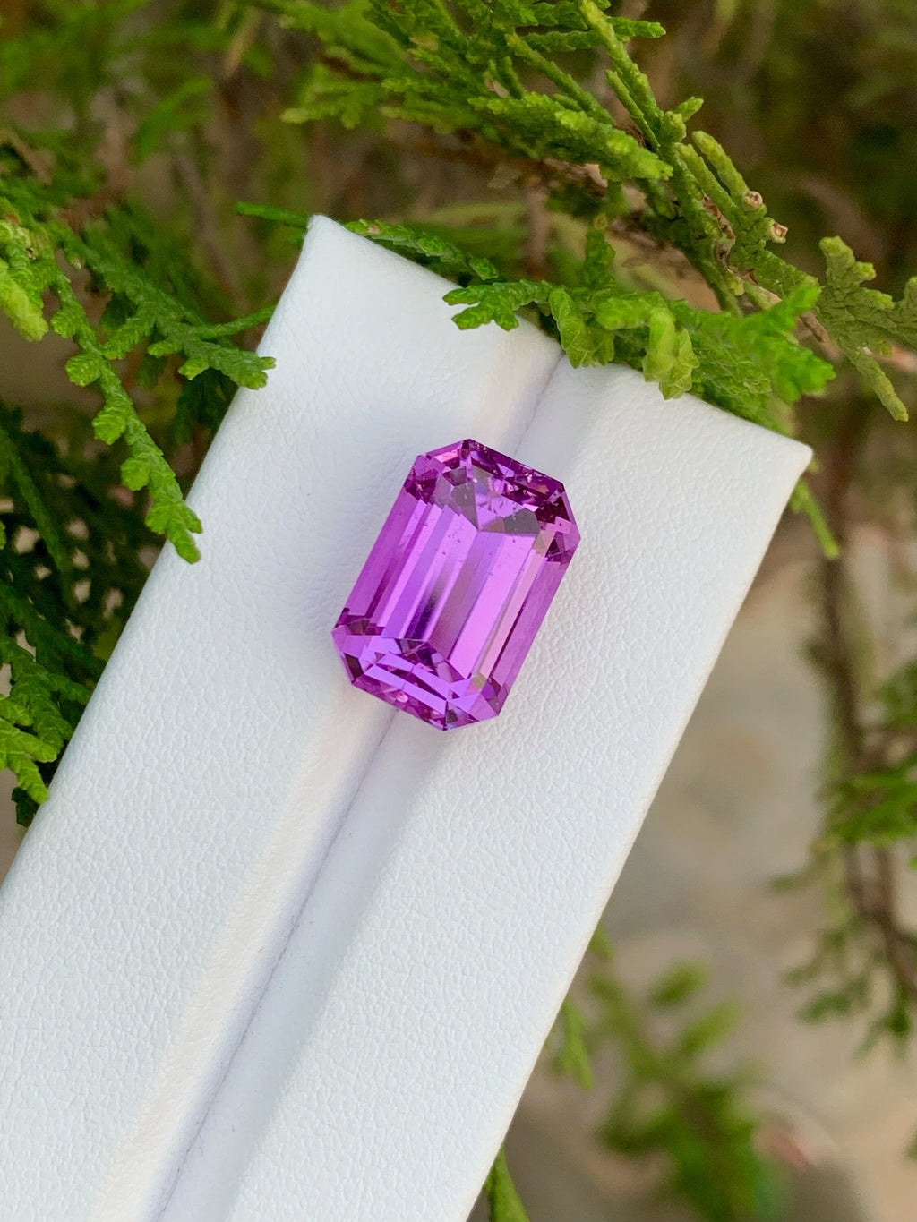 Lilac Kunzite Stone For Jewelry Making, Pink Kunzite Gemstone, 16.15 CT