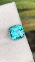 Lagoon Tourmaline Gemstone: 2.30 Carat Afghan Cushion Cut