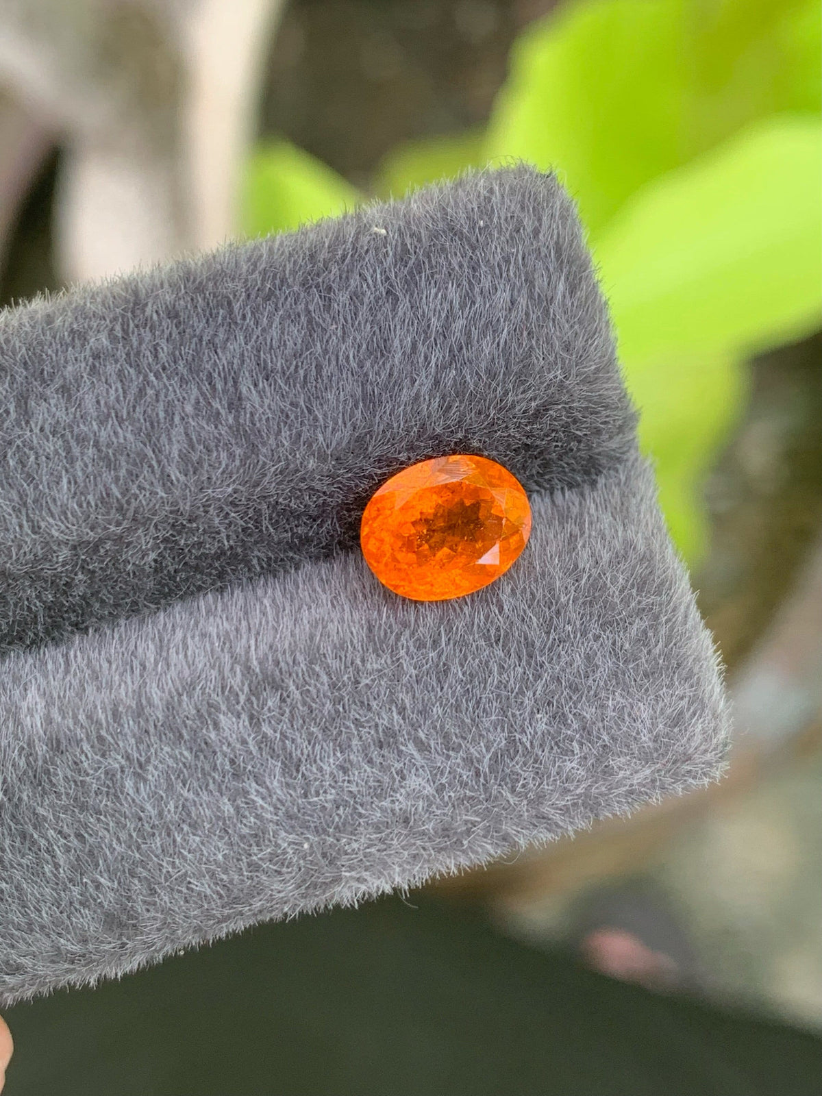 Natural Fanta Garnet Gemstone: Oval Cut, 3.60 CT, January Birthstone