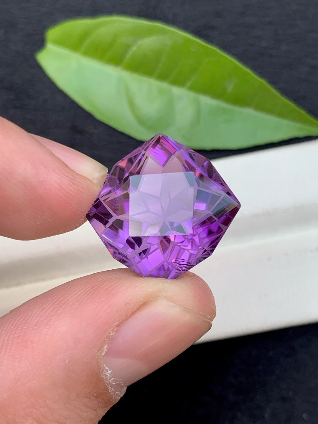 Fancy Cut Natural Amethyst Loose Gemstone - 27 carats
