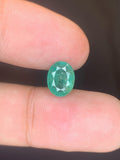 Zambia Emerald Gemstone: 2.00 CT Oval Cut, Natural Loose Stone