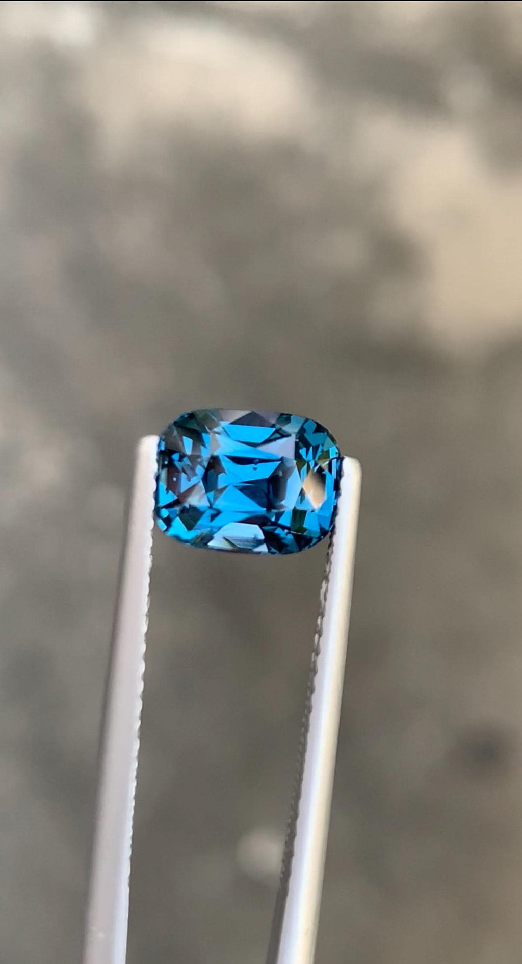 2.90ct Cobalt Blue Spinel Gemstone: Natural Untreated Faceted Collector's Stone