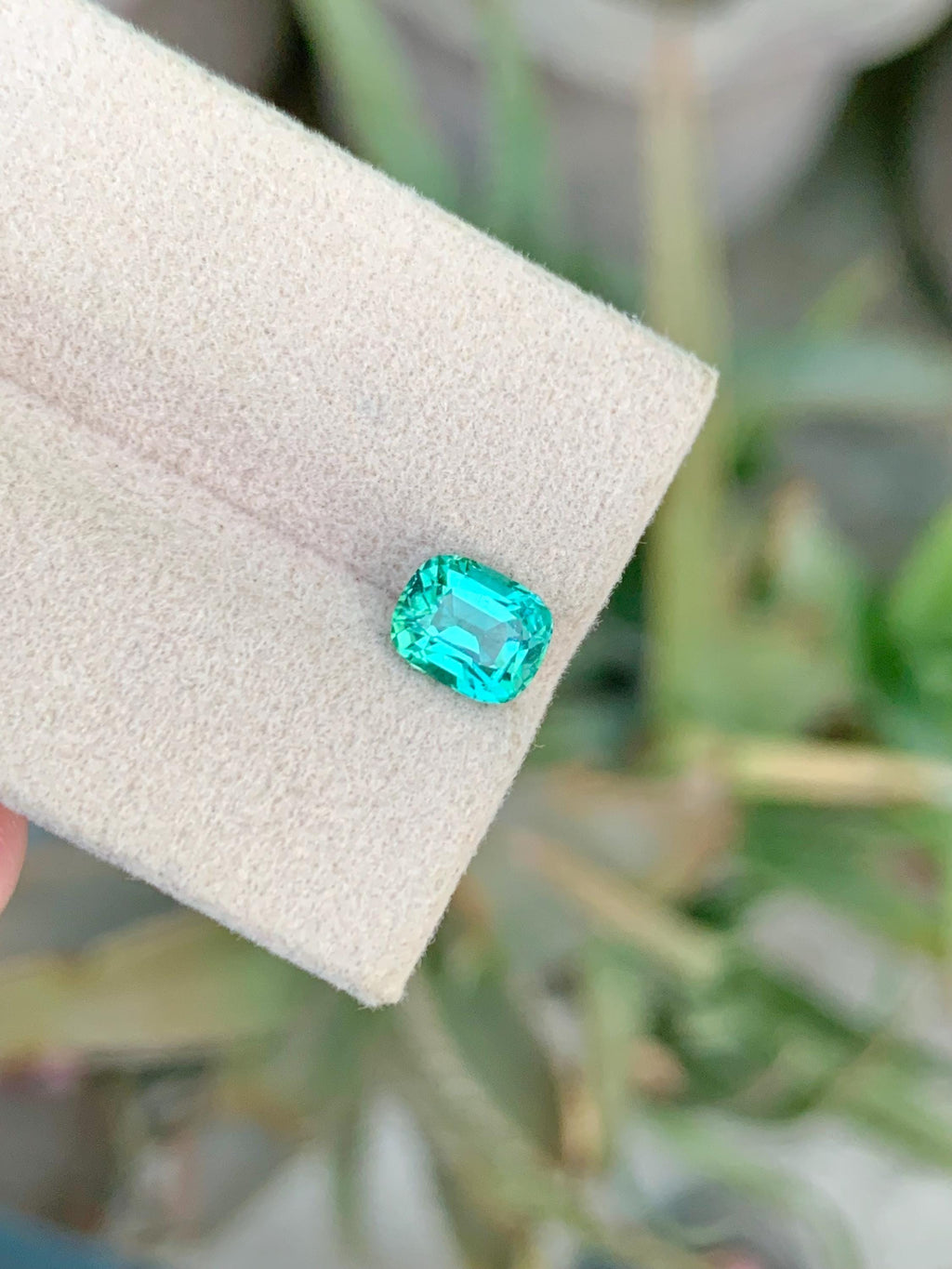 Neon Blue Tourmaline Gemstone: Rare Lagoonish Natural Stone, 1.30