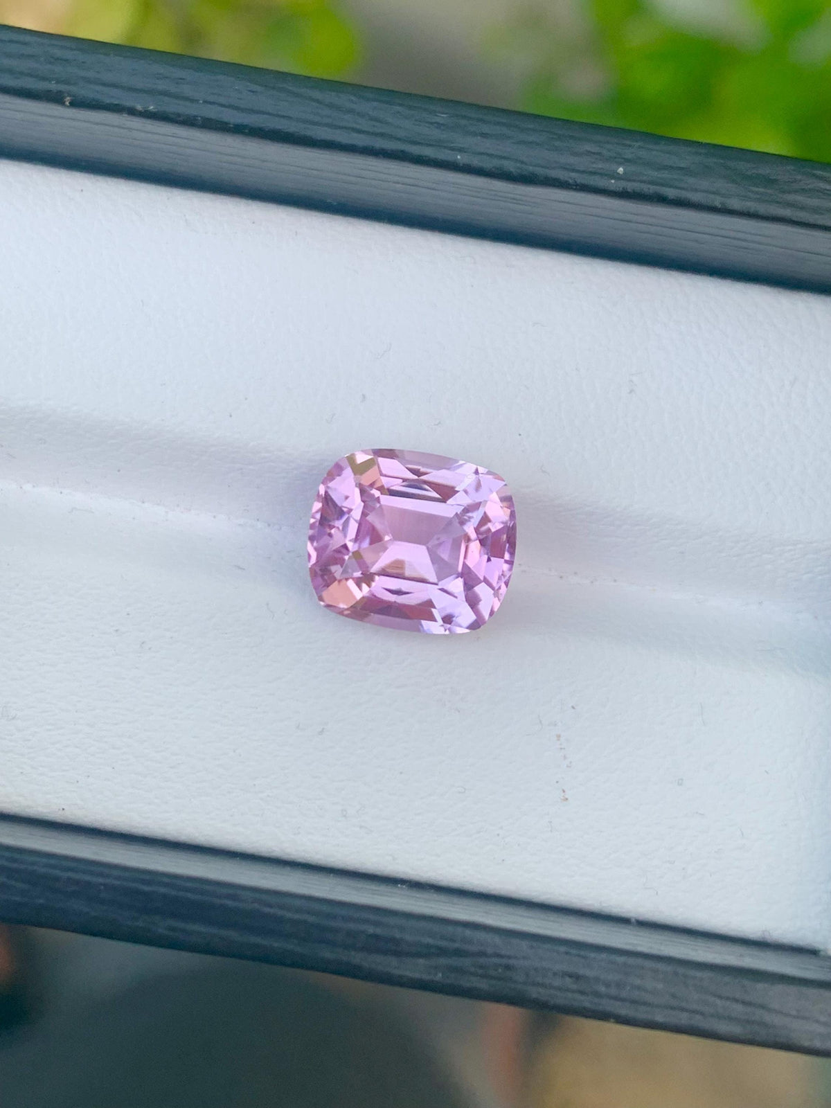 Cushion Cut Pink Kunzite Gemstone: Natural Afghanistan Gem (6.30 Carat)