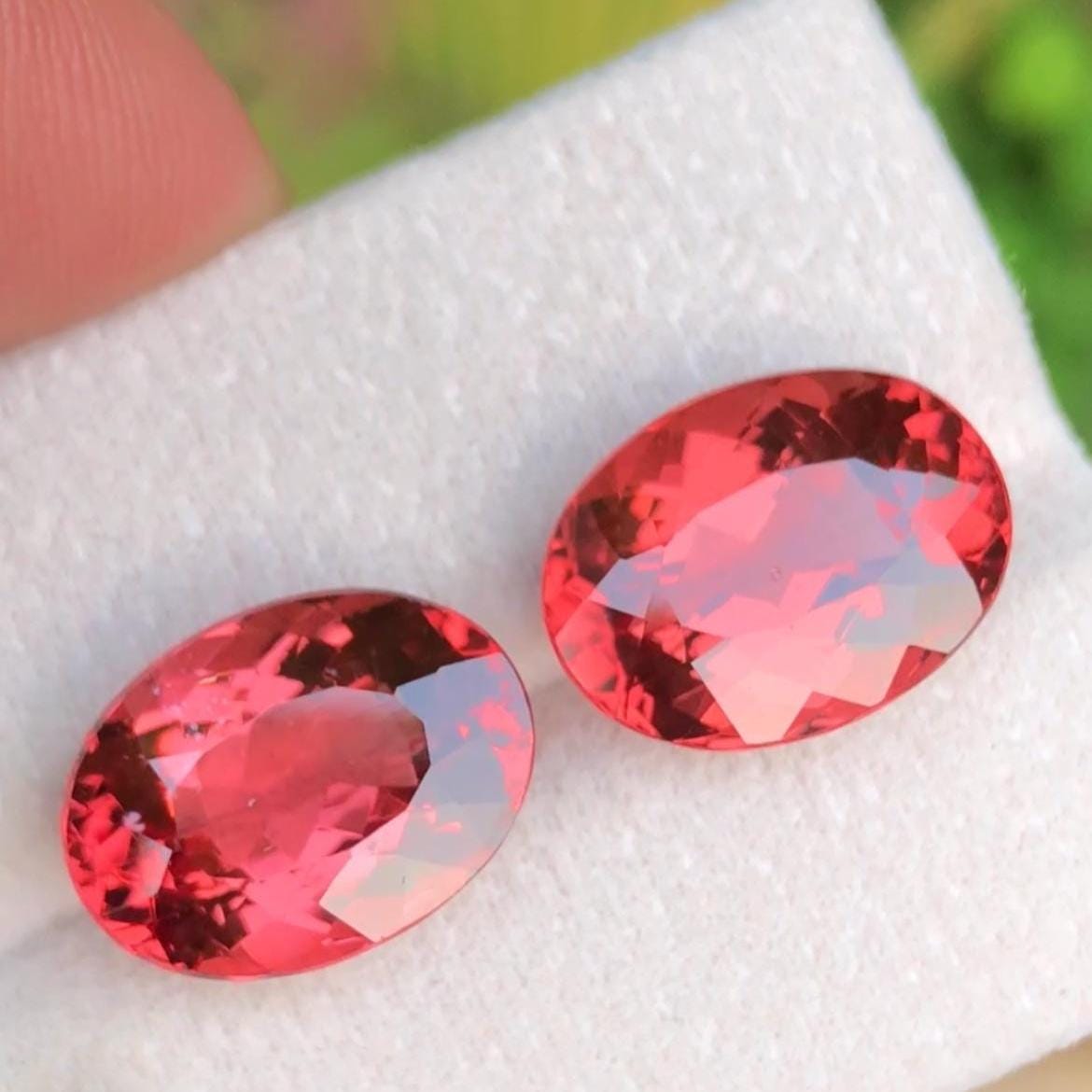 Pink Apatite 15.50ct Matched Oval Pair Madagascar
