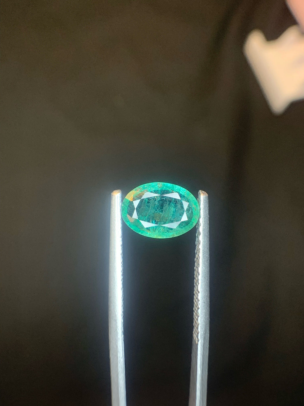 Zambia Emerald Gemstone: Natural Oval Cut, 1.50 CT