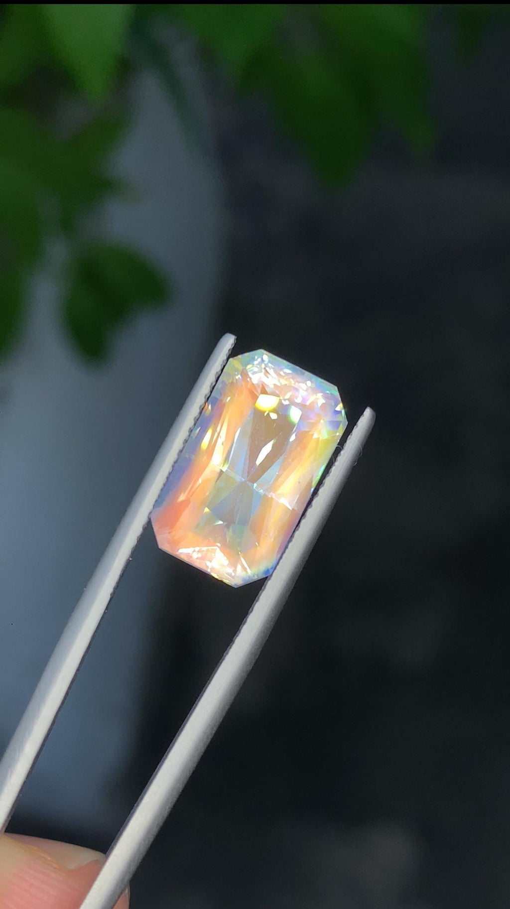 Rainbow Moonstone Gemstone: Flashy Blue Sheen, 9.80 ct Loose Stone