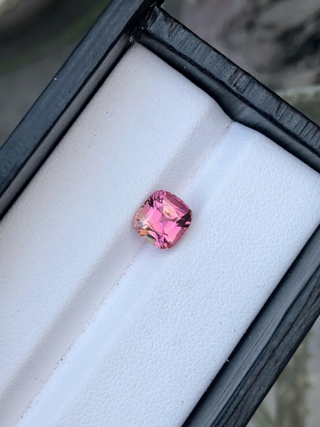 Natural Pink Tourmaline Gemstone: 2.25 CT Cushion Cut, Afghanistan Origin