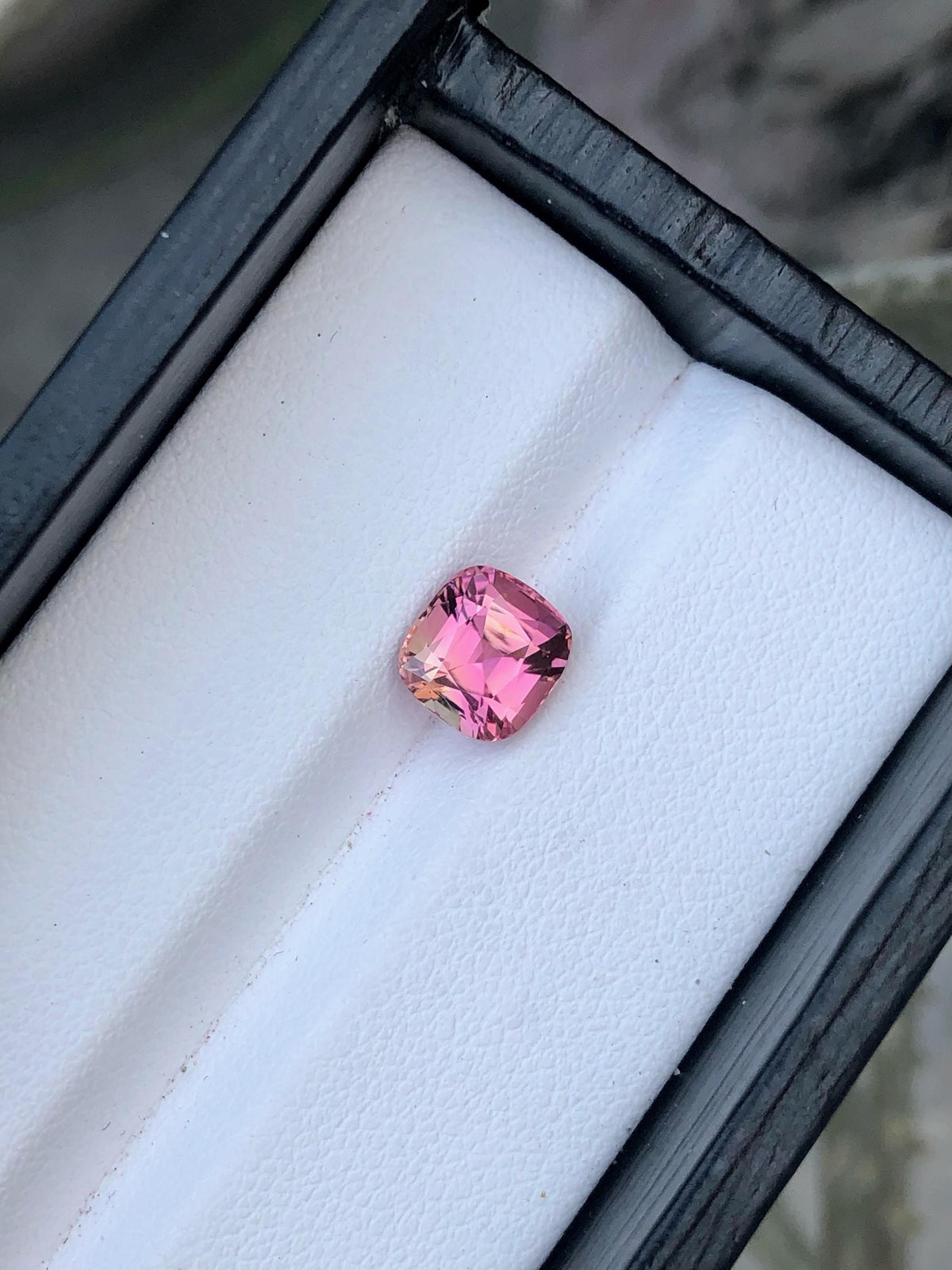 Natural Pink Tourmaline Gemstone: 2.25 CT Cushion Cut, Afghanistan Origin