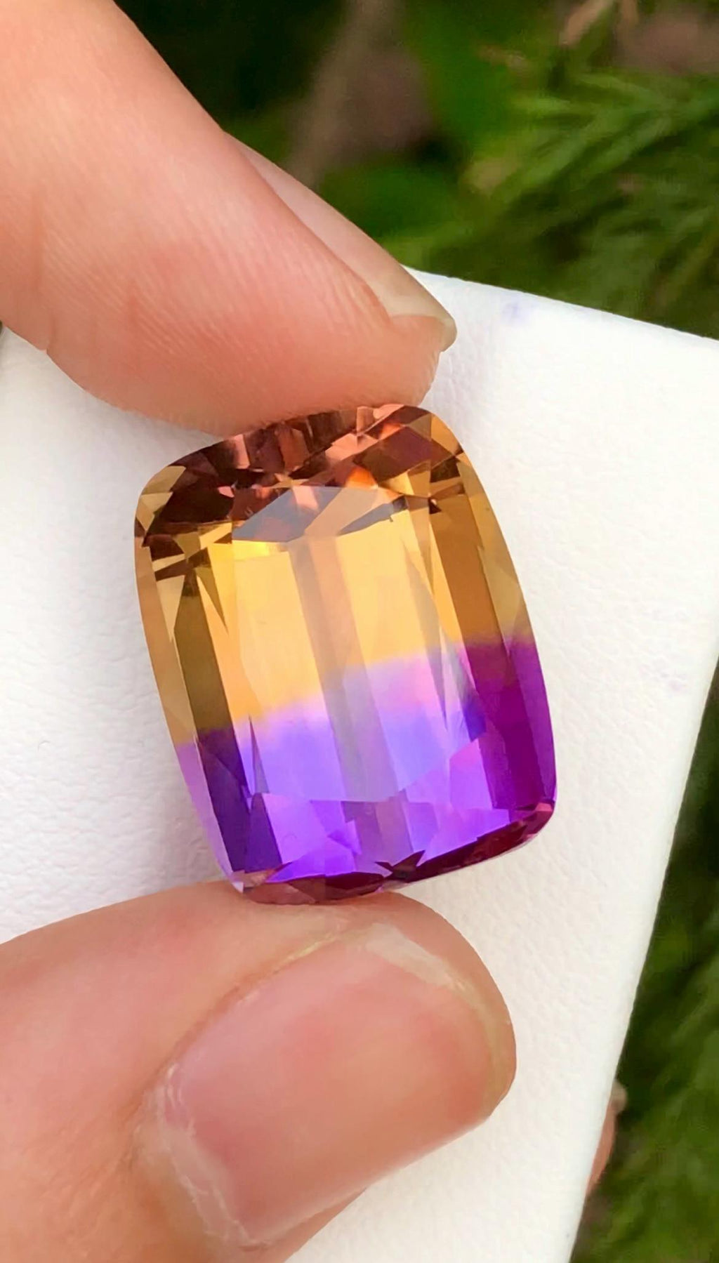 Bi-Color Ametrine 23.50 ct Cushion Cut – Gemstone from Brazil