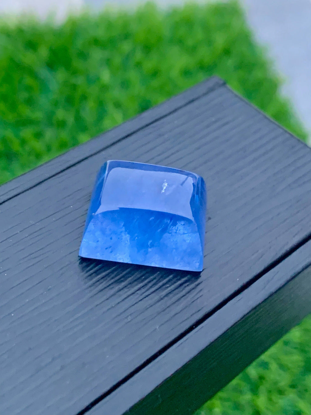 Santa Maria Aquamarine Cabochon: Deep Blue Gemstone, 34.00 CT